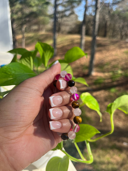 Pink Tiger bracelet