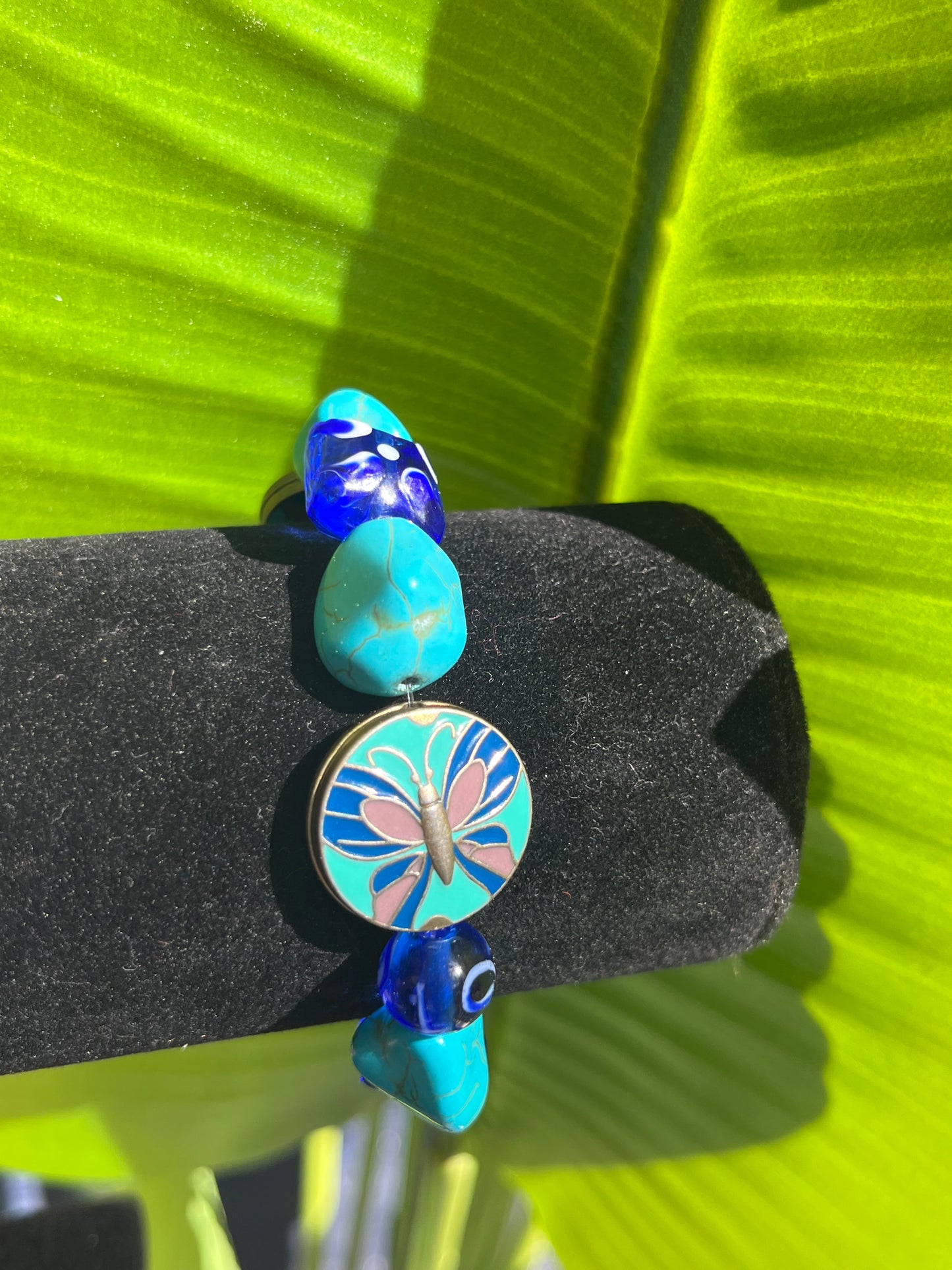 Chunky butterfly bracelet